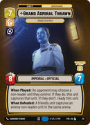 Grand Admiral Thrawn - Grand Schemer (Top 8) (33) (33) [Organized Play Promos]