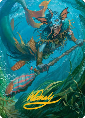 Sygg, Wanderwine Wisdom Art Card (Gold-Stamped Signature) [Lorwyn Eclipsed Art Series]