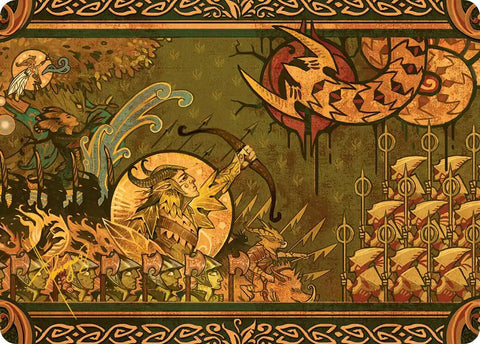 Chronicle of Victory Art Card (Gold-Stamped Signature) [Lorwyn Eclipsed Art Series]