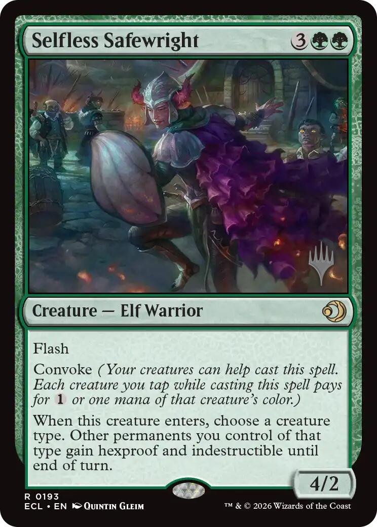 Selfless Safewright [Lorwyn Eclipsed Promos]