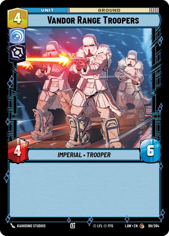 Vandor Range Troopers (98/264) (98/264) [A Lawless Time]