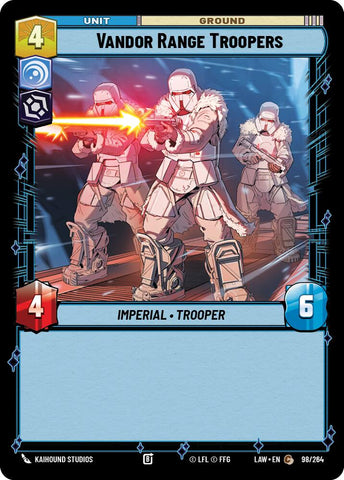 Vandor Range Troopers (98/264) (98/264) [A Lawless Time]
