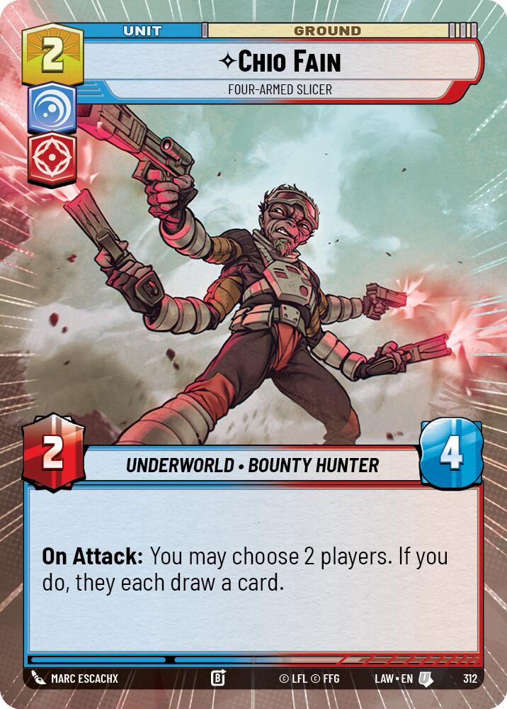 Chio Fain - Four-Armed Slicer (312) (Hyperspace) (312) [A Lawless Time]