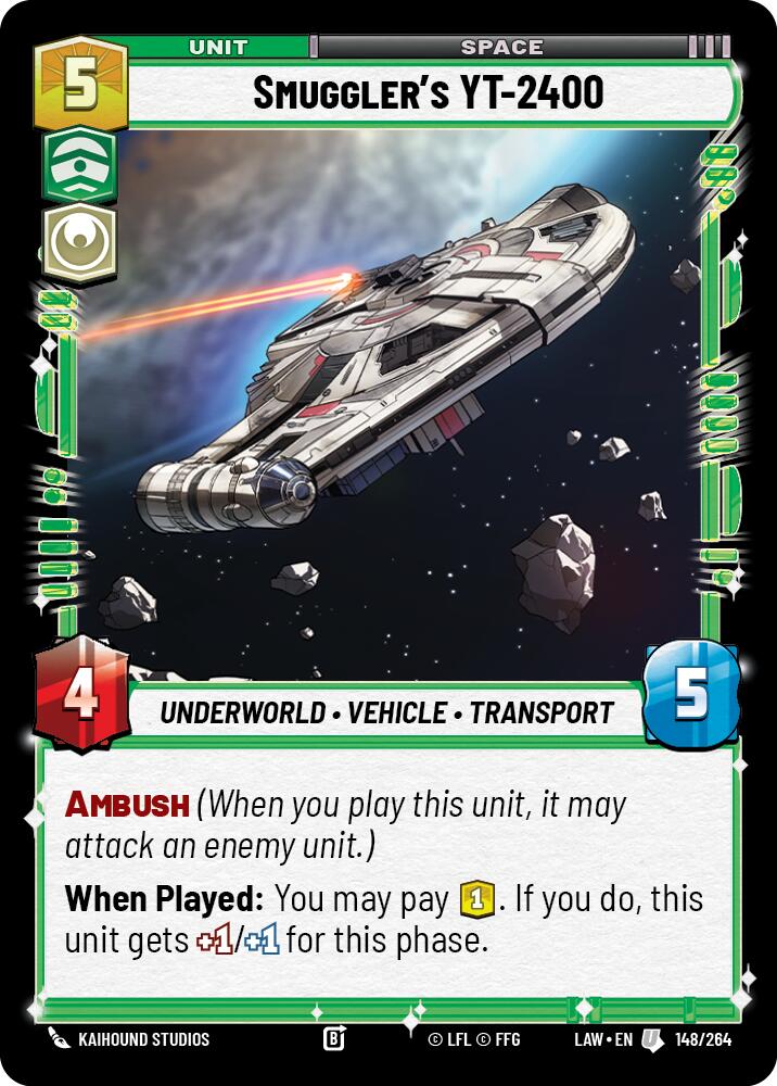 Smuggler's YT-2400 (148/264) (148/264) [A Lawless Time]