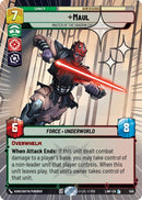 Maul - Master of the Shadow Collective (318) (Hyperspace Foil) (318) [A Lawless Time]