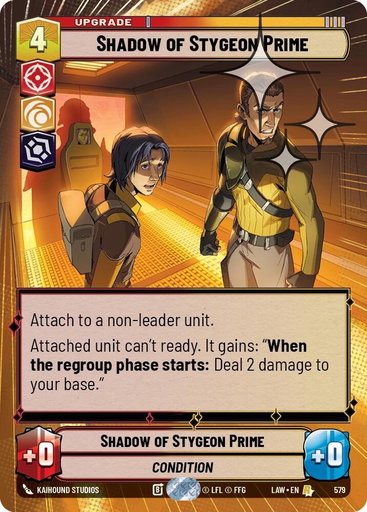 Shadow of Stygeon Prime (341) (Hyperspace Foil) (341) [A Lawless Time]