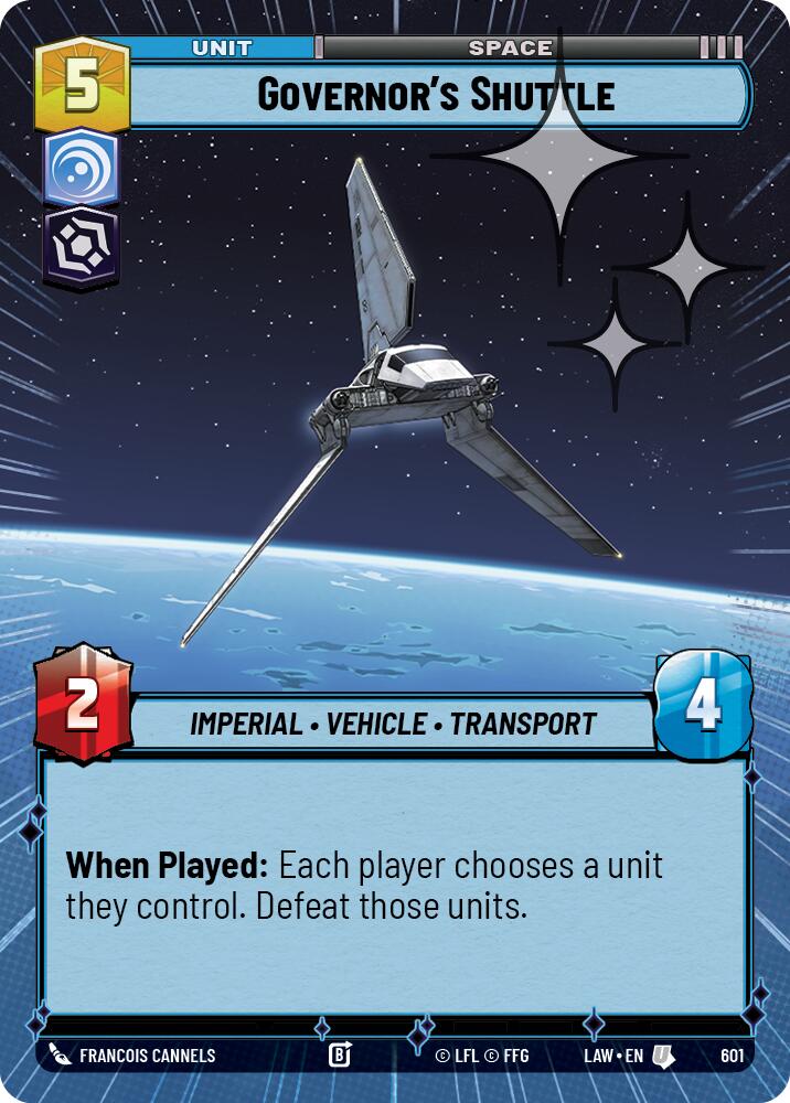 Governor's Shuttle (363) (Hyperspace Foil) (363) [A Lawless Time]