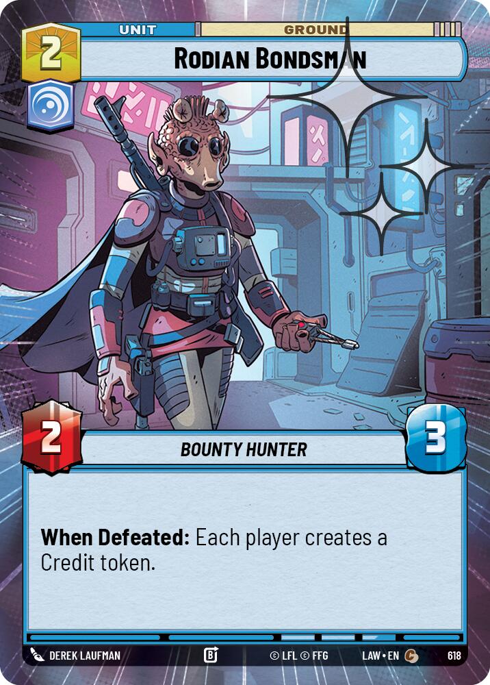 Rodian Bondsman (380) (Hyperspace Foil) (380) [A Lawless Time]