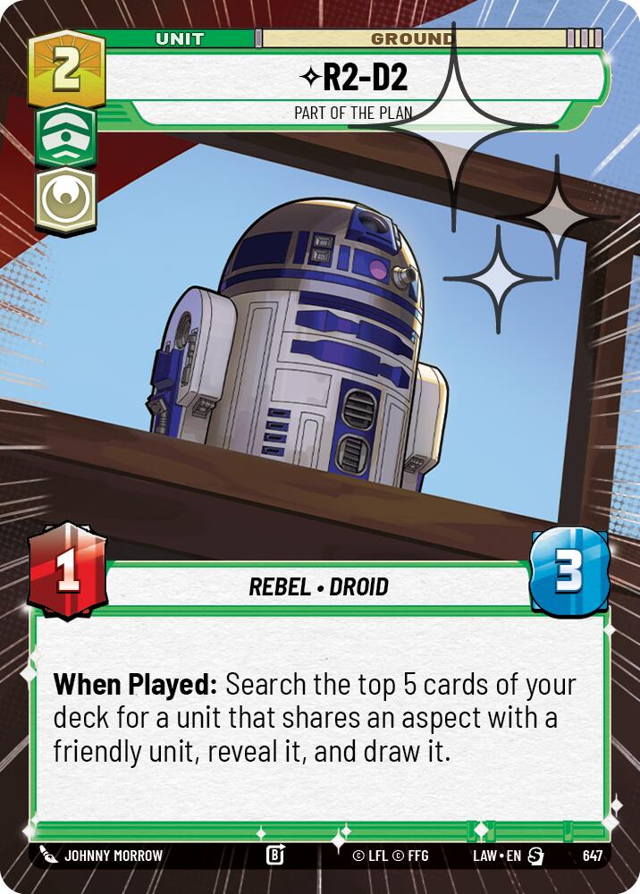 R2-D2 - Part of the Plan (409) (Hyperspace Foil) (409) [A Lawless Time]