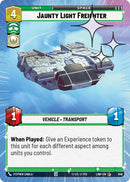 Jaunty Light Frieghter (411) (Hyperspace Foil) (411) [A Lawless Time]