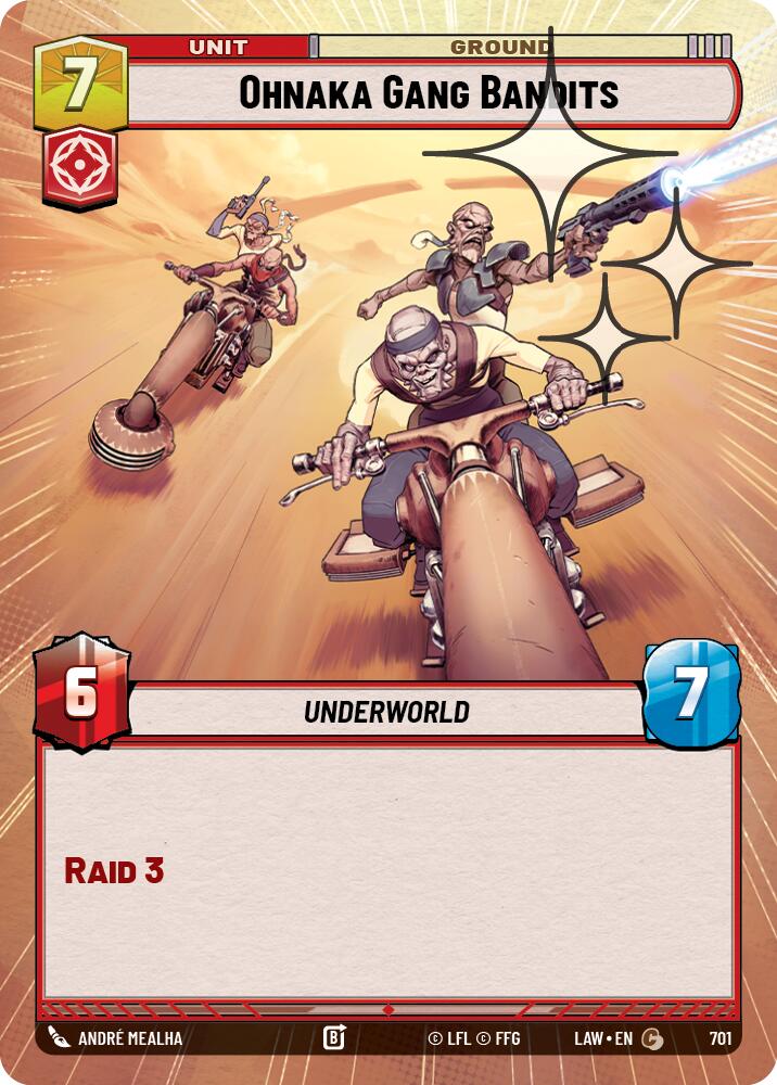 Ohnaka Gang Bandits (463) (Hyperspace Foil) (463) [A Lawless Time]