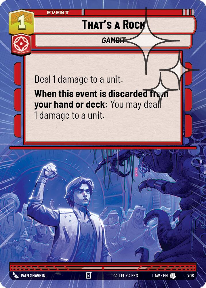 That's a Rock (470) (Hyperspace Foil) (470) [A Lawless Time]