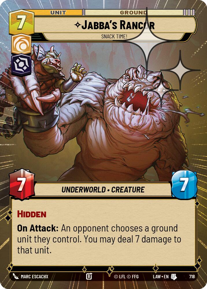 Jabba's Rancor - Snack Time! (480) (Hyperspace Foil) (480) [A Lawless Time]