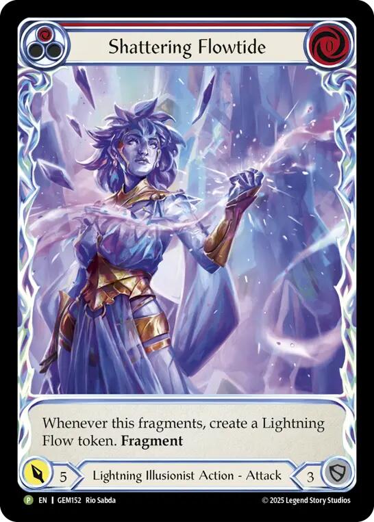Shattering Flowtide (Red) [GEM152] (GEM Pack 5)