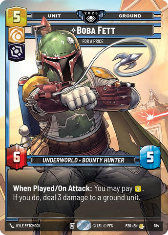 Boba Fett - For a Price (184) (184) [Galactic Championship 2026]