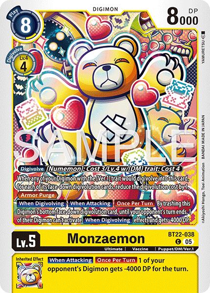 Monzaemon [BT22-038] [Limited Card Pack -Final Crest-]