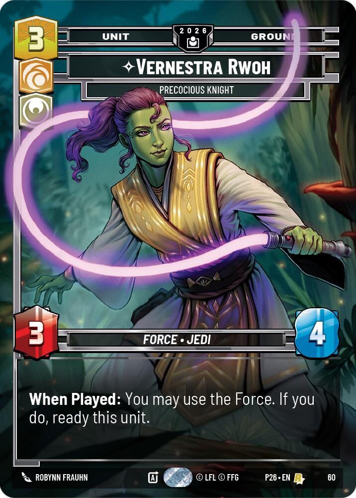 Vernestra Rwoh - Precocious Knight (60) (60) [Sector and Regional Promos: Season 2]