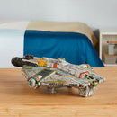 Star Wars Micro Galaxy Squadron Ghost Series 3-15-Inch Vehicle with Motion Activated Lights, Sounds, and 4 Micro Figures