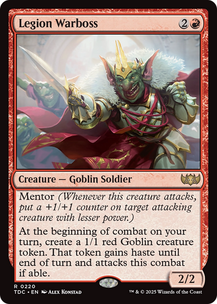Legion Warboss [Tarkir: Dragonstorm Commander]