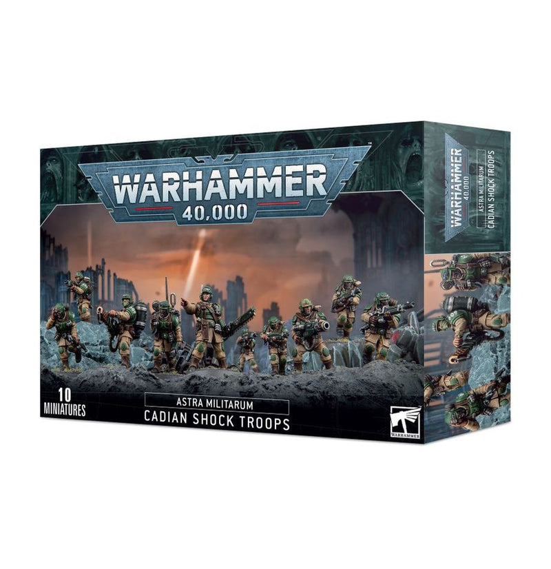 Warhammer 40K: Astra Militarum- Cadian Shock Troops
