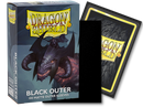 Dragon Shield Sleeves: Outer Sleeves Standard Matte - Black 100CT