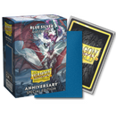 Dragon Shield Sleeves: Standard Matte Dual 25th Anniversary - Blue Silver 100CT