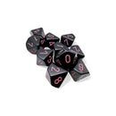 Chessex: Opaque - Black/Pink (Set of 10 D10S)