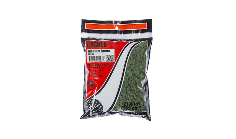 Woodland Scenics: Bushes Medium Green Bag