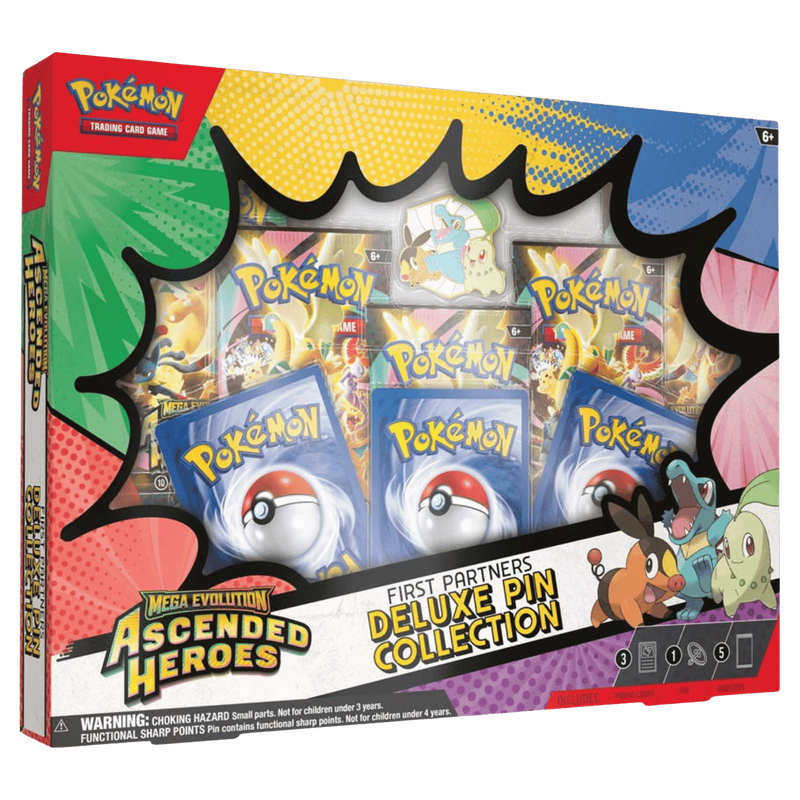 Pokemon: Mega Evolution - Ascended Heroes - First Partners Deluxe Pin Collection
