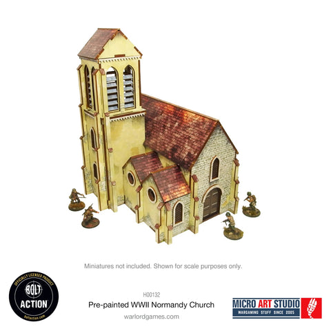 Bolt Action: WW2 Normandy Church (Pre-Painted)