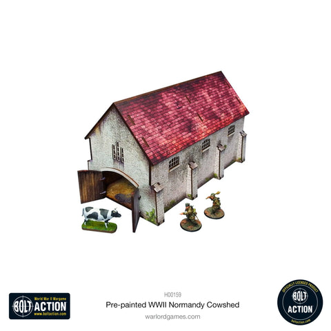 Bolt Action: WW2 Normandy Cowshed (Pre-Painted)