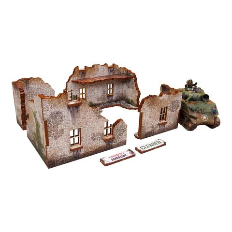 Bolt Action: WW2 Normand Ruins 1 (Pre-Painted)