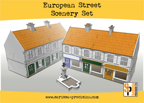 Sarissa Precision: European Street Scenery Set