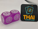 Thai Cards: Flesh & Blood Glitter Runechants Dice (25mm)