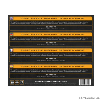 Star Wars Legion: Customizable Imperial Officer Agent