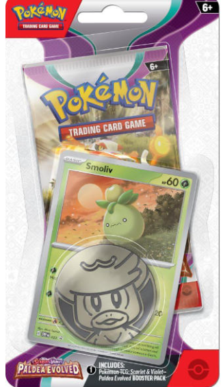 Pokemon TCG Scarlet & Violet 2 Paldea Evolved Checklane Blister