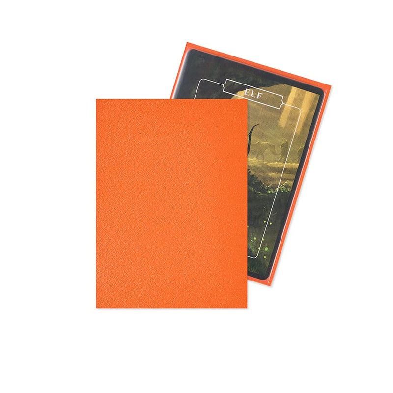 ARCANE FORTRESS: DYNASTY COLLECTION: FIRE ORANGE MATTE SLEEVES (105CT)