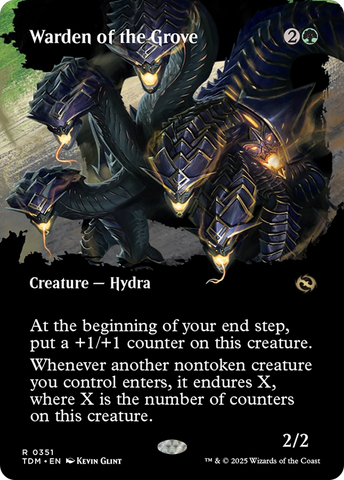 Warden of the Grove (Borderless) [Tarkir: Dragonstorm]