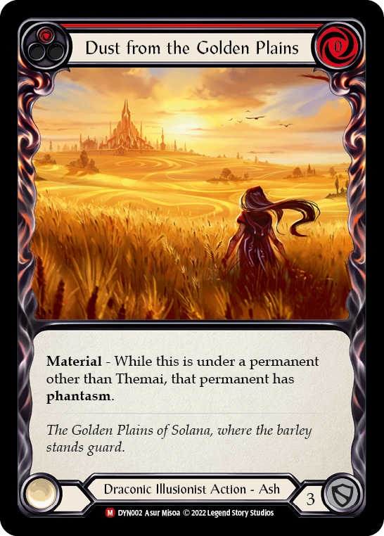 Dust from the Golden Plains [DYN002] (Dynasty)  Rainbow Foil