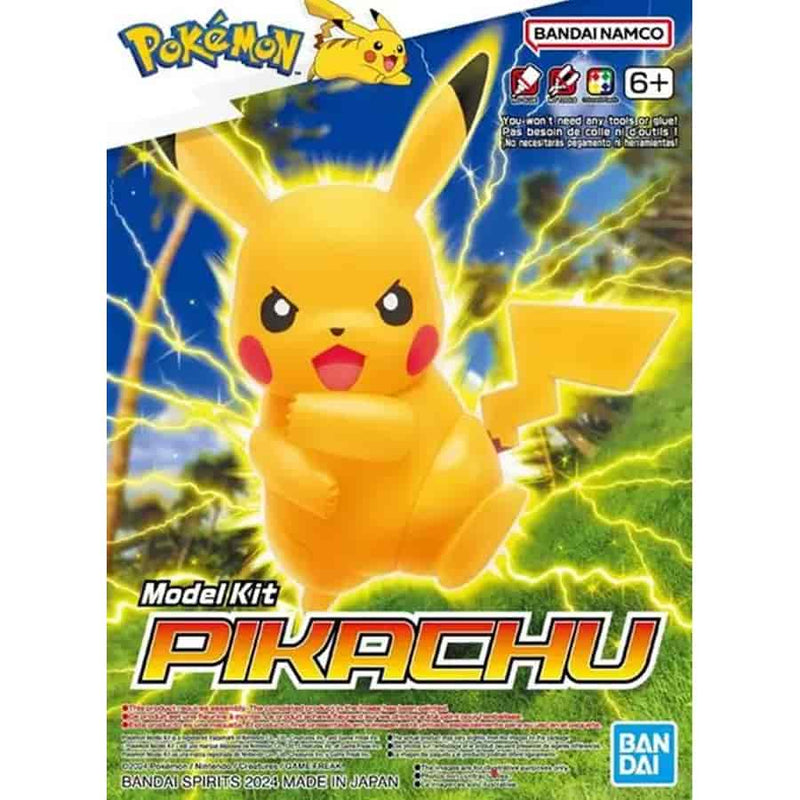 BANDAI HOBBY: POKEMON MODEL KIT: PIKACHU (POKEPLA MODEL KIT)