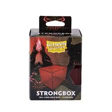 Dragon Shield: Strongbox - 100+ Clear-Red