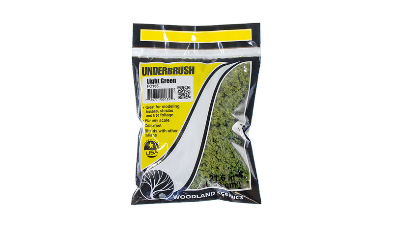 Woodland Scenics: Underbrush Light Green Bag