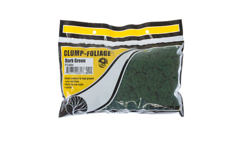 Woodland Scenics: Clump-Foliage™ Dark Green Small Bag