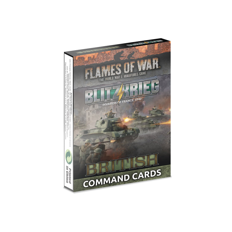 Blitzkrieg British Command Cards - Limited Edition