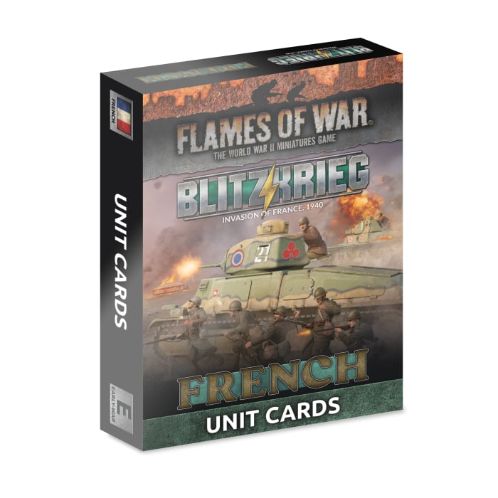 Blitzkrieg French Unit Cards - Limited Edition