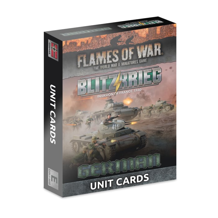 Blitzkrieg German Unit Cards