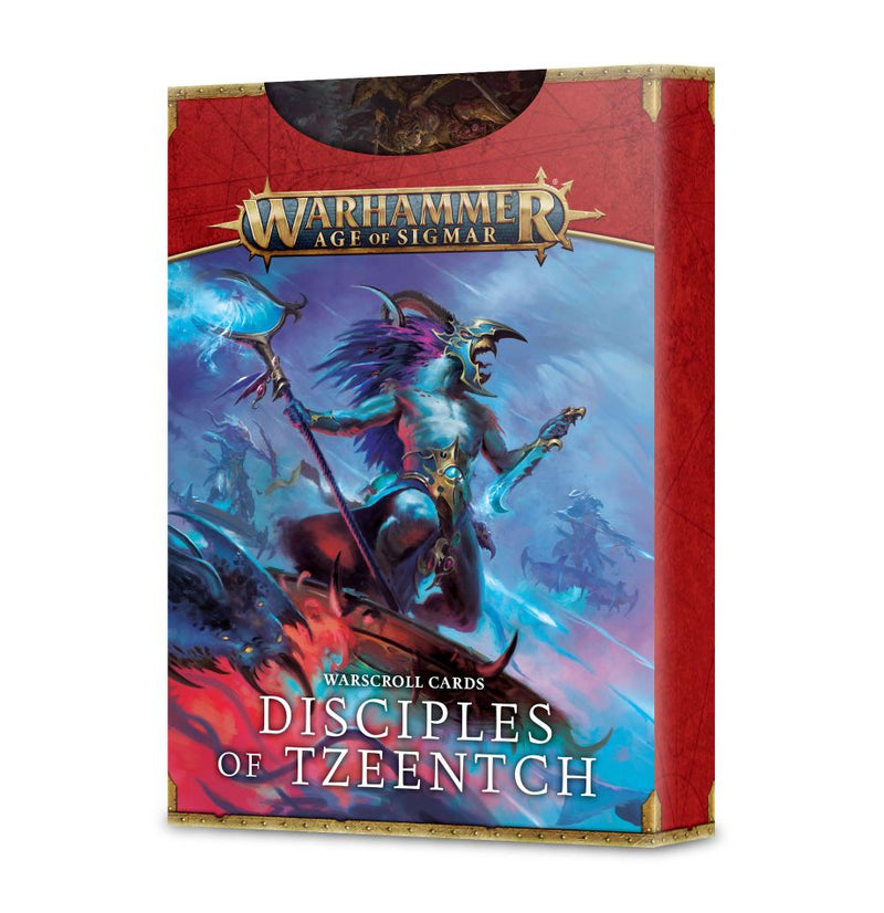 Warhammer: Age of Sigmar- Disciples of Tzeentch (Warscroll Cards)