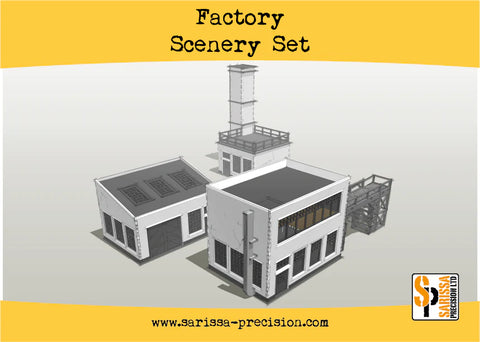 Sarissa Precision: Factory Scenery Set