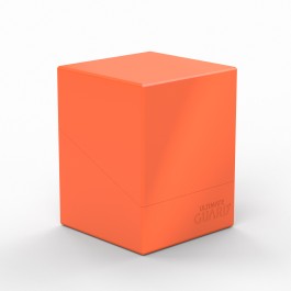 Ultimate Guard Boulder Solid Neon Deck Box  Orange