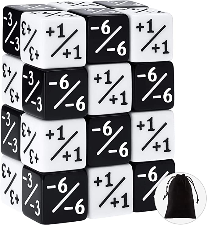 Dice Counters/White +1/+1 or Black -1/-1